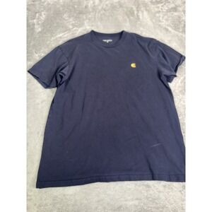 Carhartt Work In Progress Chase Short Sleeve T Shirt Men's Size Medium Blue